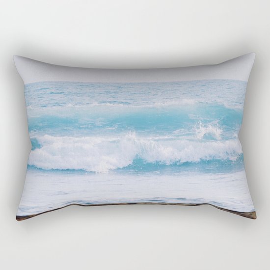 Pastel Ocean #waves Rectangular Pillow