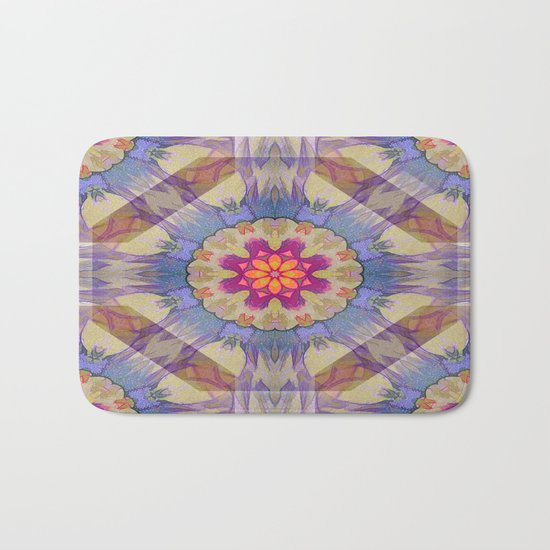 Sunset Kaleidoscope Bath Mat