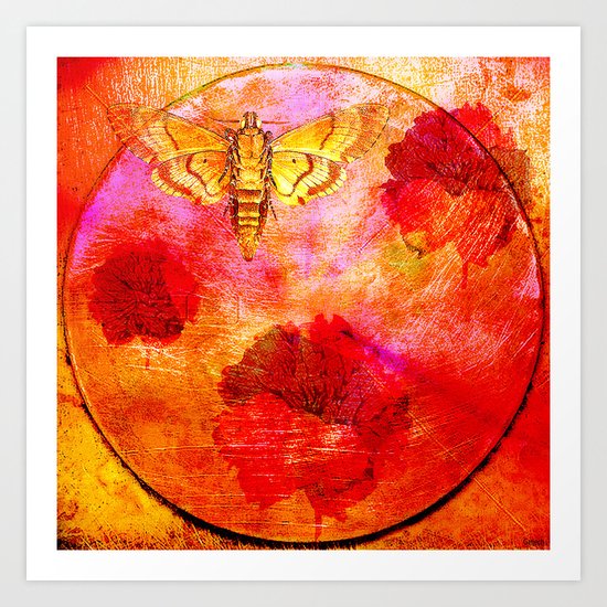 The mystic rose Art Print