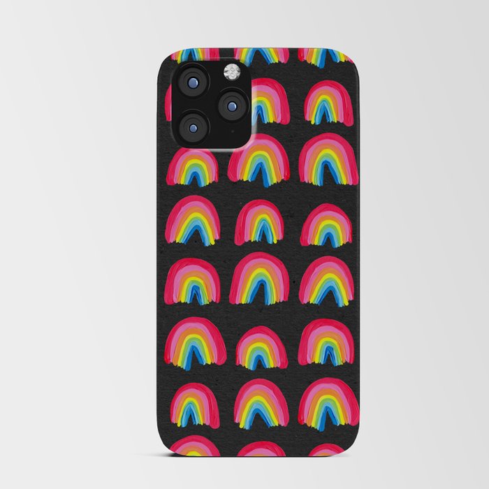 Rainbow Collection – Charcoal iPhone Card Case