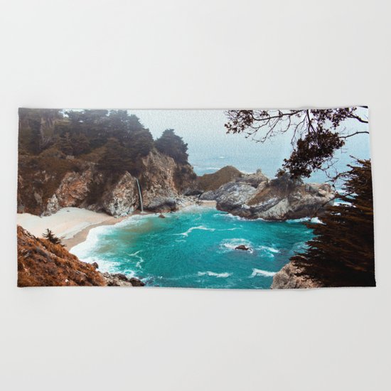 Julia Pfeiffer Burns State Park Beach Towel
