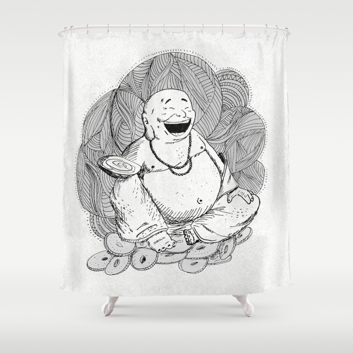 Hotei, Buda , Budda, Budha  Shower Curtain