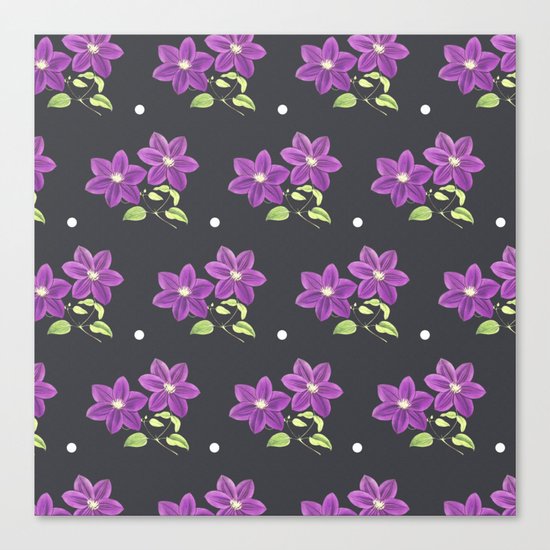 FLOWERS PATTERN Canvas Print