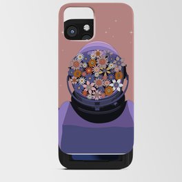 The Floral Astronaut iPhone Card Case