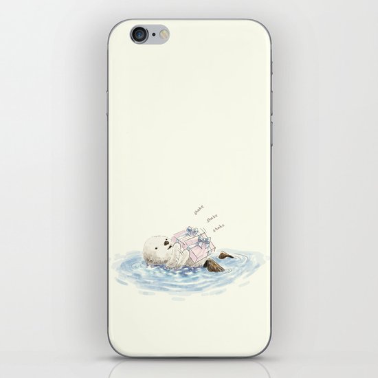 sea otter's birthday iPhone & iPod Skin