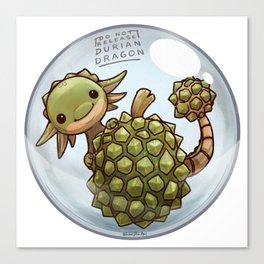 Durian Dragon Baby by Luke Duo Art Canvas Print