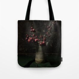 Apples in earthenware vase | fine art still life color photography | print wall art Tote Bag