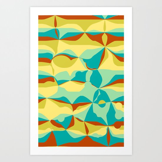 Imperfect Tiles Art Print
