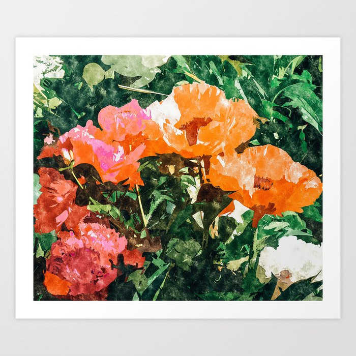 Blossoming Florals Art Print