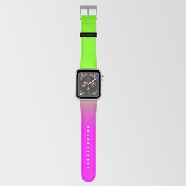 Neon Green and Hot Pink Ombré  Shade Color Fade Apple Watch Band