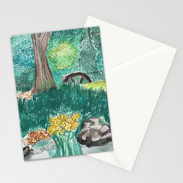 April in the Garden Stationery Card