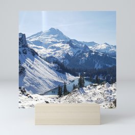 Alpine lake Mini Art Print