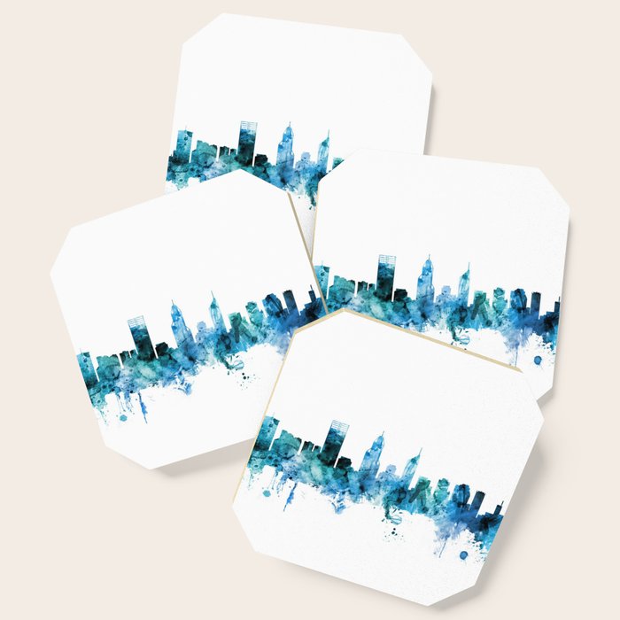 Perth Australia Skyline Coaster by artPause Michael Tompsett Society6