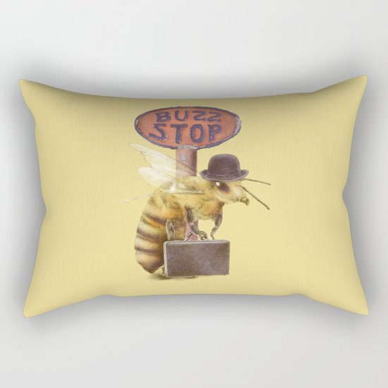 Worker Bee (colour option) Rectangular Pillow
