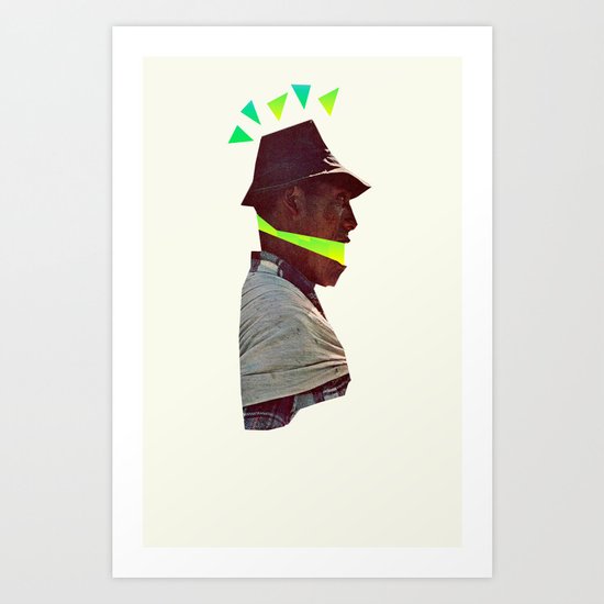 Lime Man Art Print