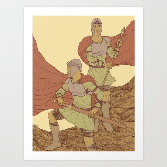 Castor And Pollux (hi-res) Art Print
