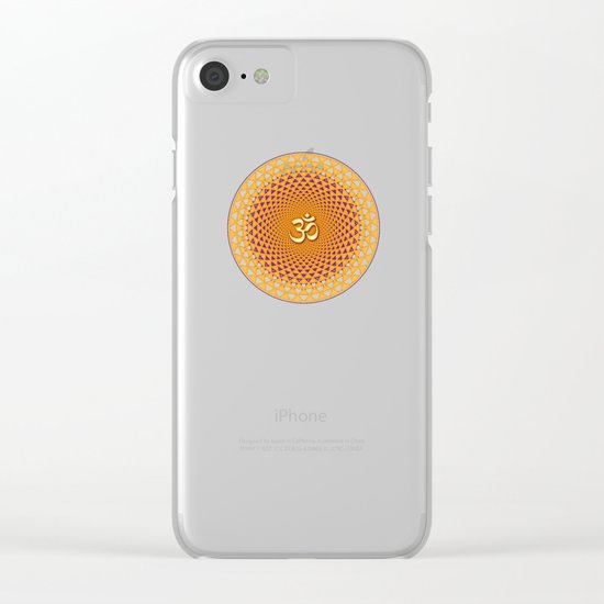 Lotus / Namaste Clear iPhone Case