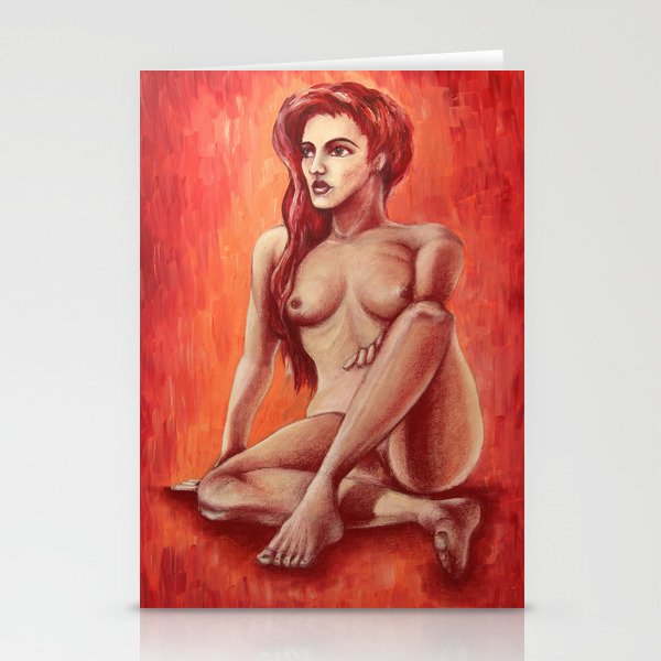 Red Taste / Nude Woman Series Stationery Cards