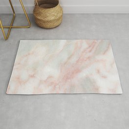 Softest blush pink marble Rug | Luxury, Rosegold, Diamond, Marble, Geode, Millennialpink, Abstract, Agate, Nature, Stone 