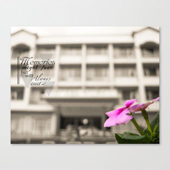 Memories always exist Canvas Print
