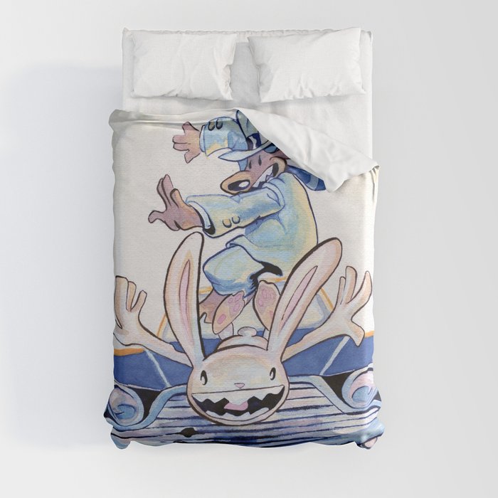 Sam and Max Duvet Cover