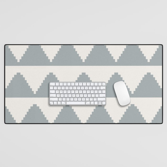 Geometric Pyramid Pattern XXXIX Desk Mat