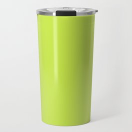 Verdant Spring Tangle Lime Green Neon Travel Mug