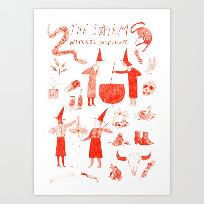 The Salem Witches Institute Art Print