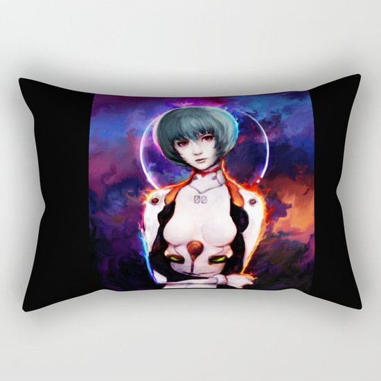 rei ayanami Rectangular Pillow