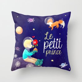 Le petit prince Throw Pillow
