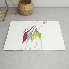hand above colors Rug