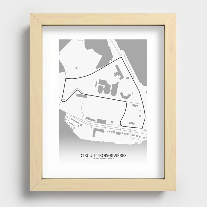 Circuit Trois-Rivières, Quebec, Canada Recessed Framed Print