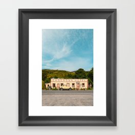 Cardrona Hotel B // Otago Landscape Framed Art Print