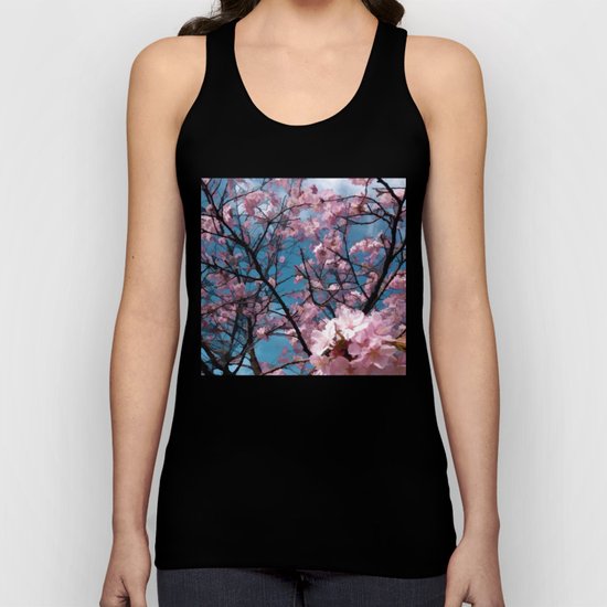 Cherry blossom Unisex Tank Top