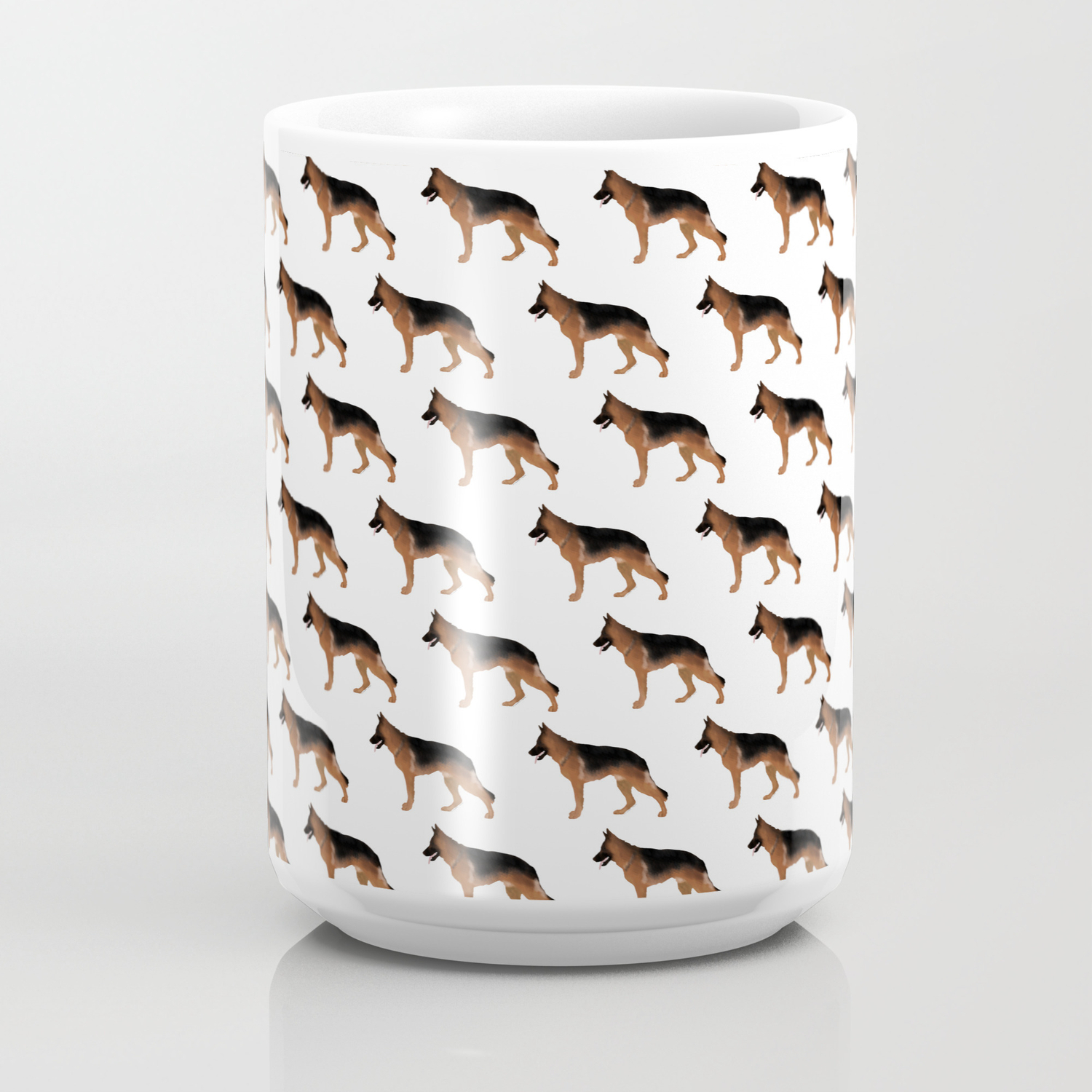 German Shepherd Red Black Coffee Mug By 2woofs1meow Society6