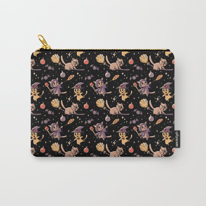 Pattern Magic Cats by Tobe Fonseca Carry-All Pouch