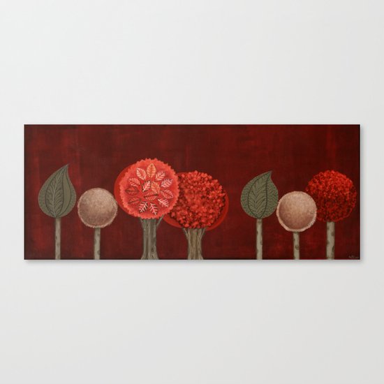 Red Grove Canvas Print