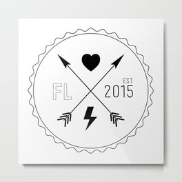 Florida Life Metal Print | Graphic Design, Typography, Children 