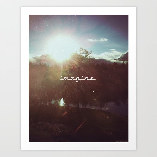 imagine Art Print