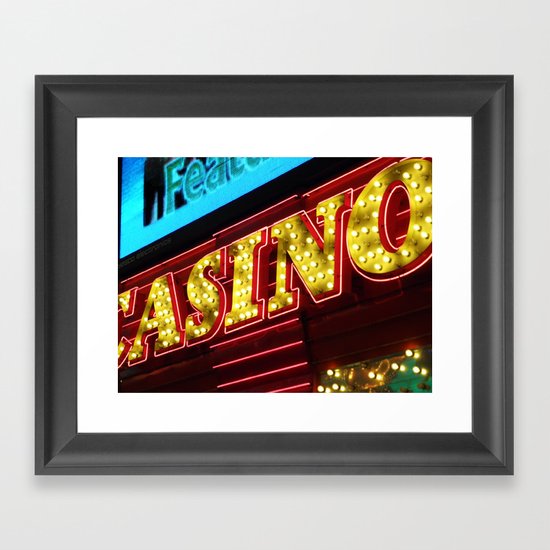 Casino Framed Art Print