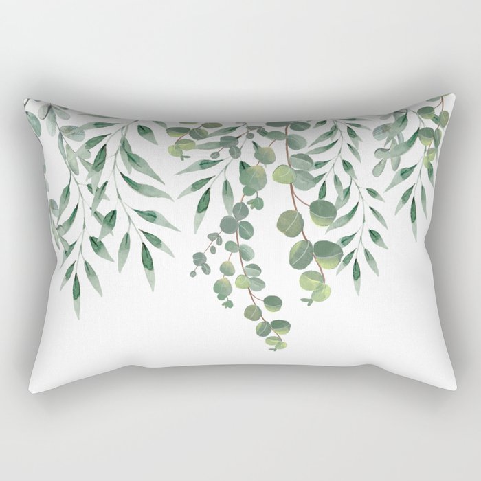 Eucalyptus Leaves  Rectangular Pillow