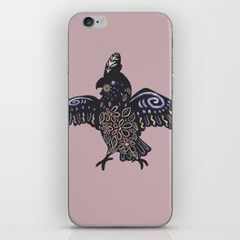 Happy Floral Cockatoo iPhone Skin