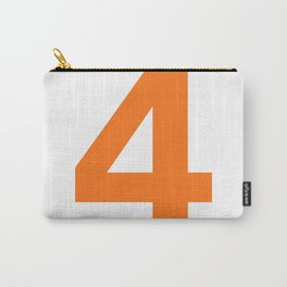 Number 4 (Orange & White) Carry-All Pouch