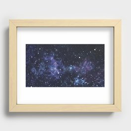Interstellar Space Galaxy Design Recessed Framed Print