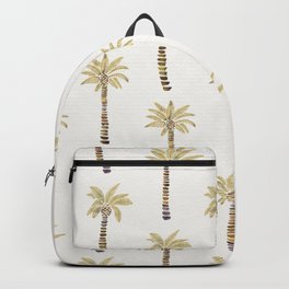 Mediterranean Palm Trees – Gold Palette Backpack