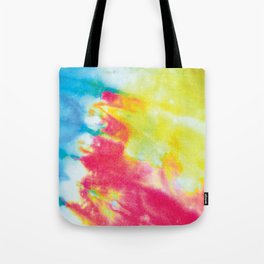 Tie Dye, with Primary Colors Tote Bag