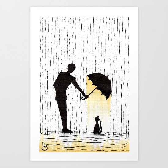 Umbrella Art Print