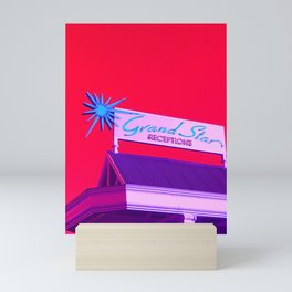 Infrared Vintage Neon Sign Mini Art Print