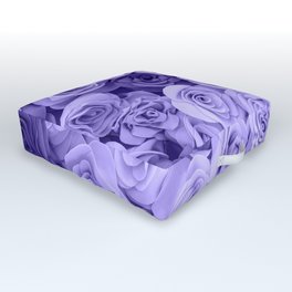 Violet Roses Outdoor Floor Cushion