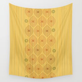 Moroccan Threads Yellow & Orange Wall Tapestry